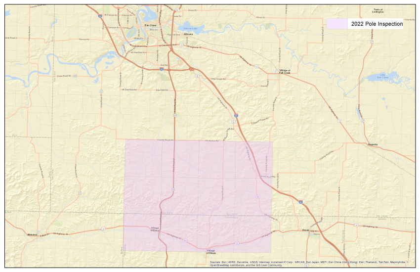 Pole Inspections Map
